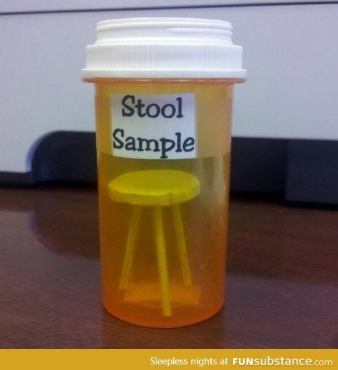 Stool sample