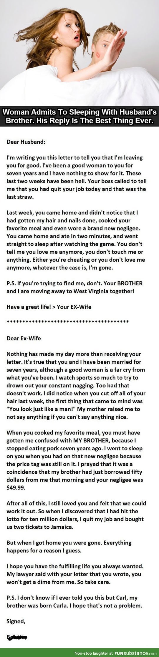 The best affair reply ever