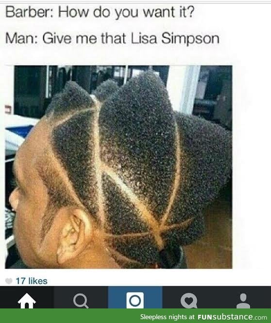 Lisa Simpson hairstyle
