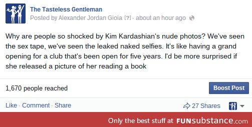 Kim Kardashian's nude pic? Meh
