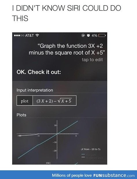 Siri knows maths