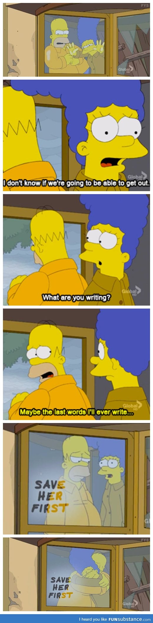 Homer feels
