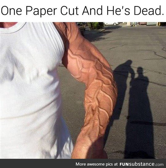 All it takes is a paper cut