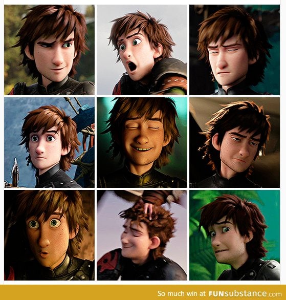 50 Faces Of Hiccup