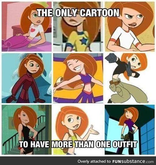 Kim possible outfits