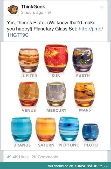 Planetary cups