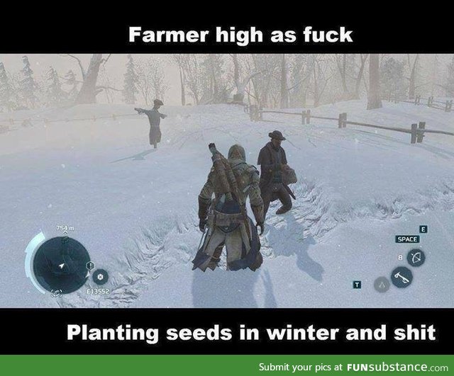Farmer high as f*ck