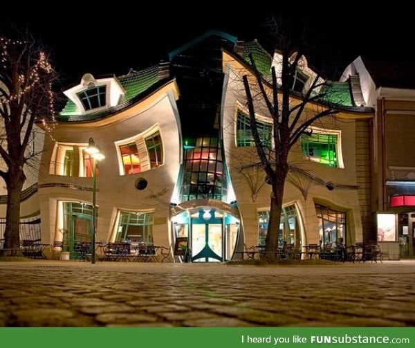 Poland's "Crooked House."