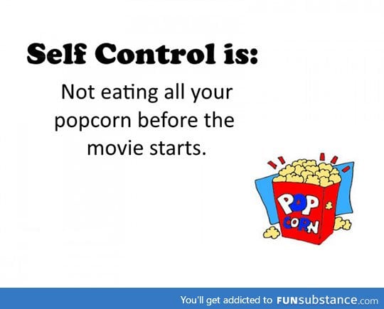 Self control meaning