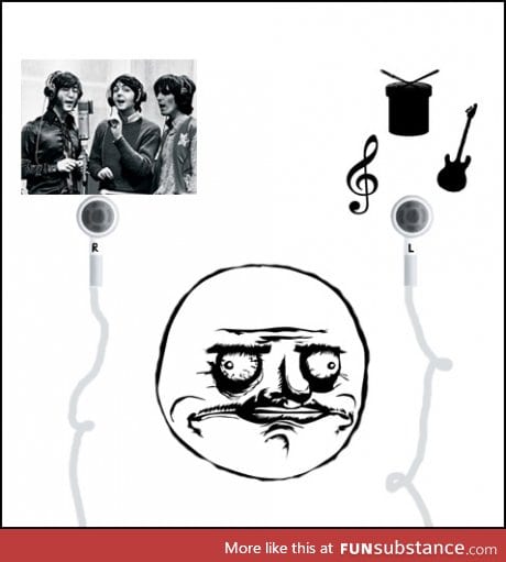 When listening to The Beatles...