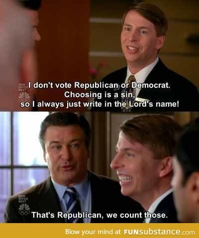 How voting works in the US.