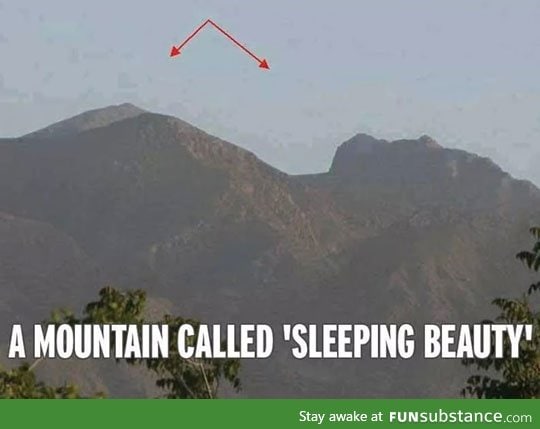 Sleeping beauty mountain