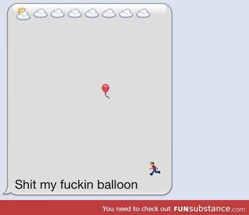 My balloon!
