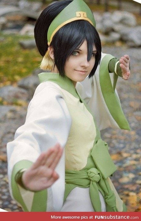 Sorel-Amy as Toph Bei Fong from Avatar: The Last Airbender