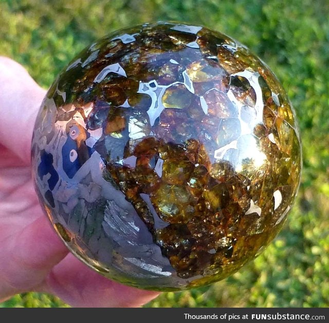 A Polished Meteorite Sphere