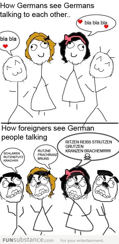 When Germans talk