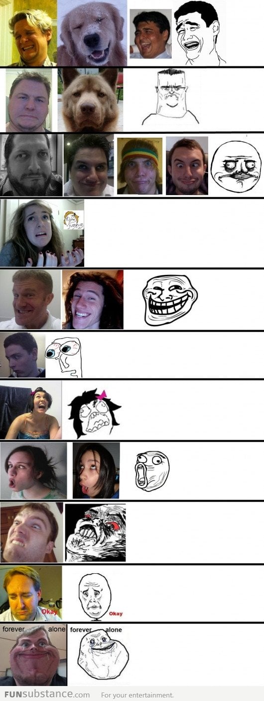 rage face competition