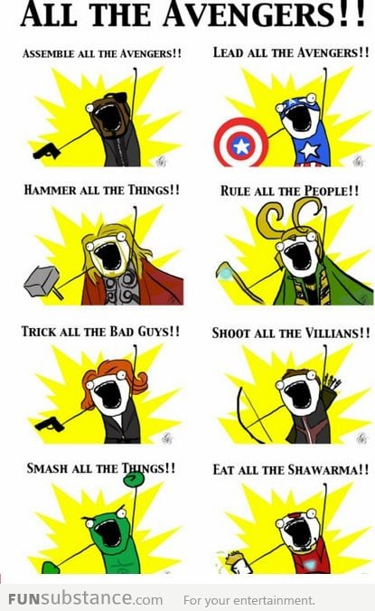 All the Avengers!!