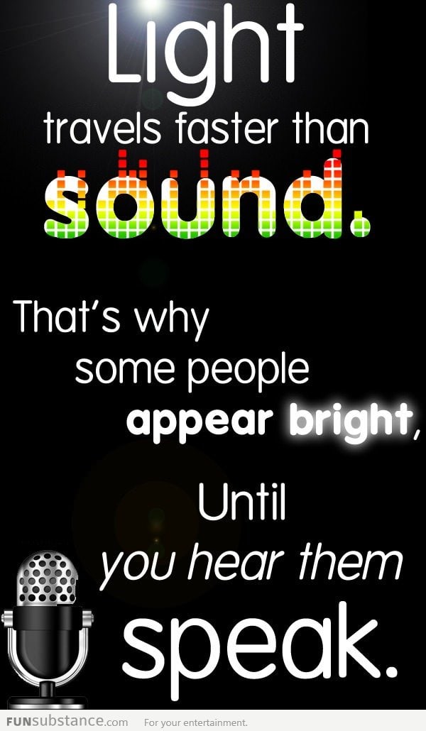 Why some people appear bright