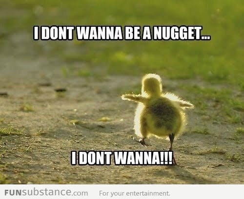 Don't wanna be a nugget