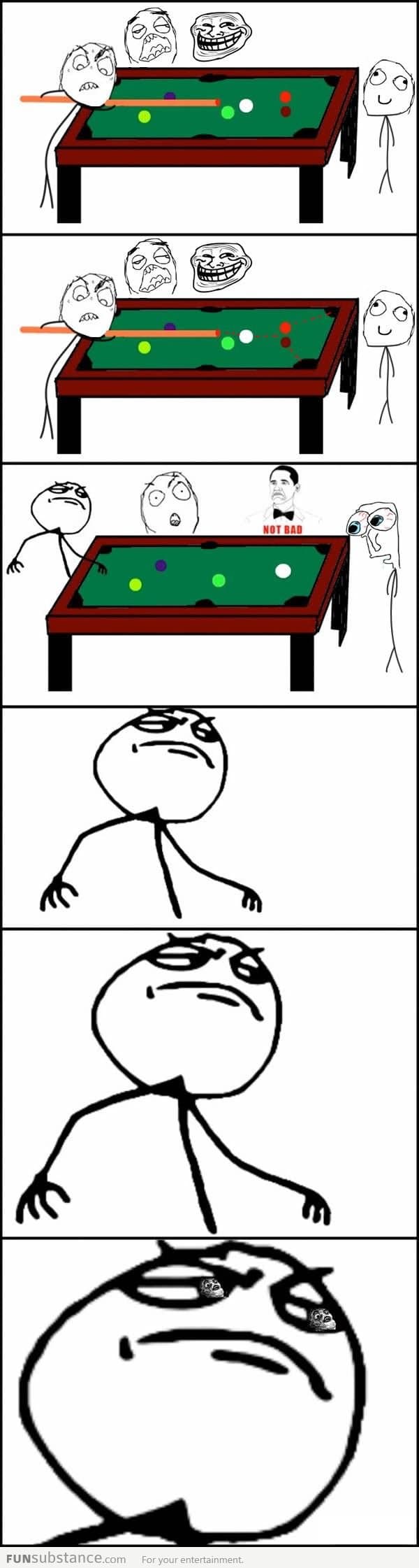 How I play snooker