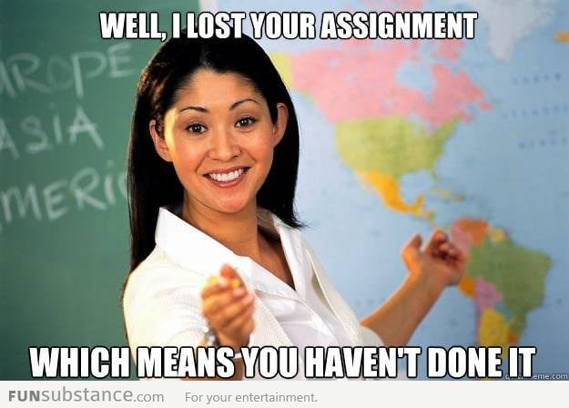 Scumbag teacher