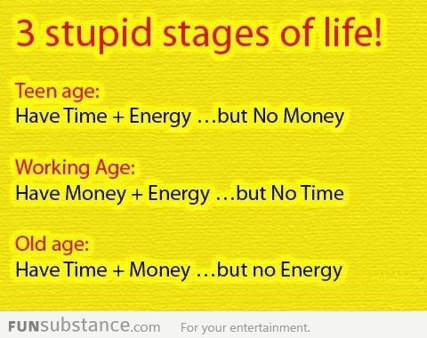 3 Stupid Stages Of Life