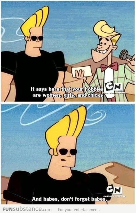 Oh, Johnny Bravo.