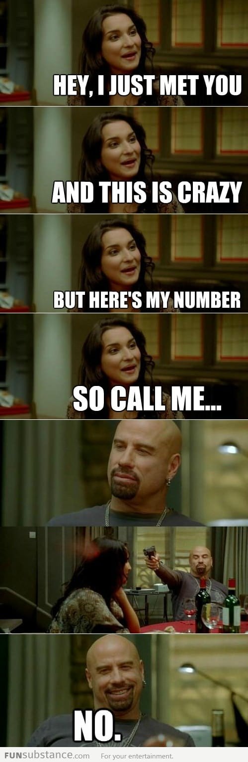 Call me maybe? NO!