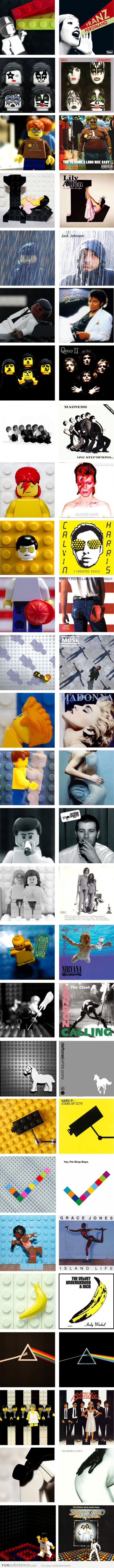 Awesome Lego Album Covers