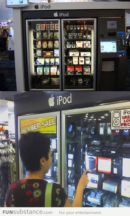 Only in Japan: Apple iPod vending machine