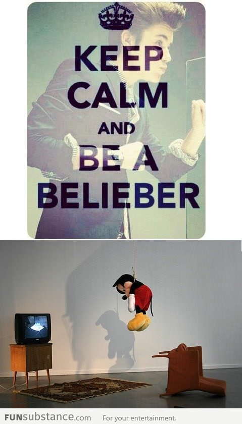 Keep calm and be a belieber