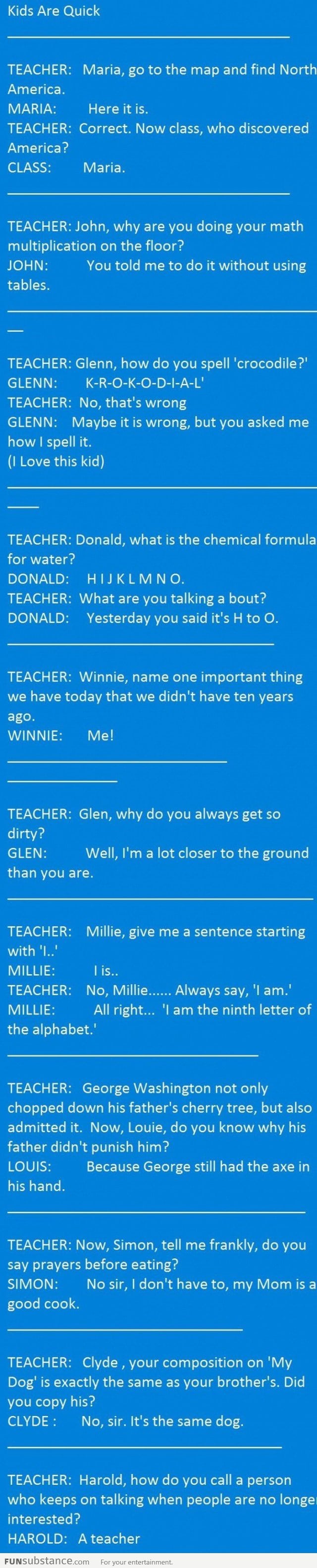 Kids vs Teacher