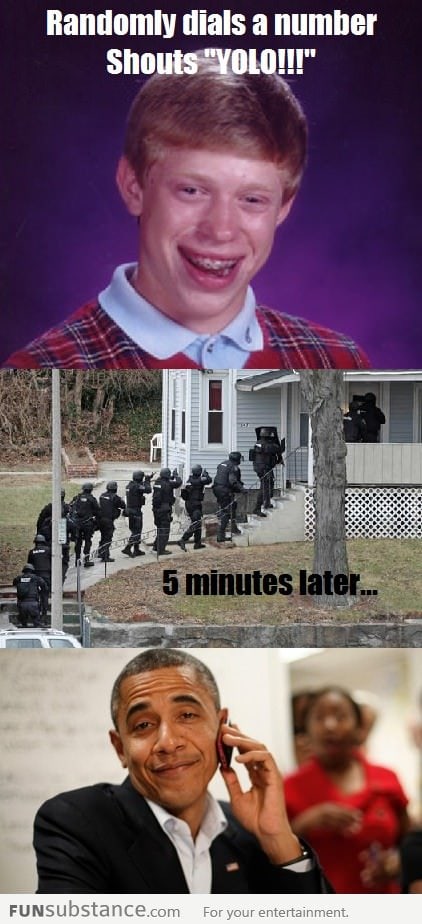 Bad Luck Brian tries random prank call