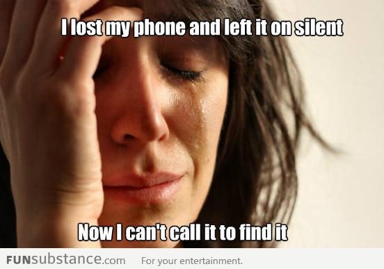 First World Problems