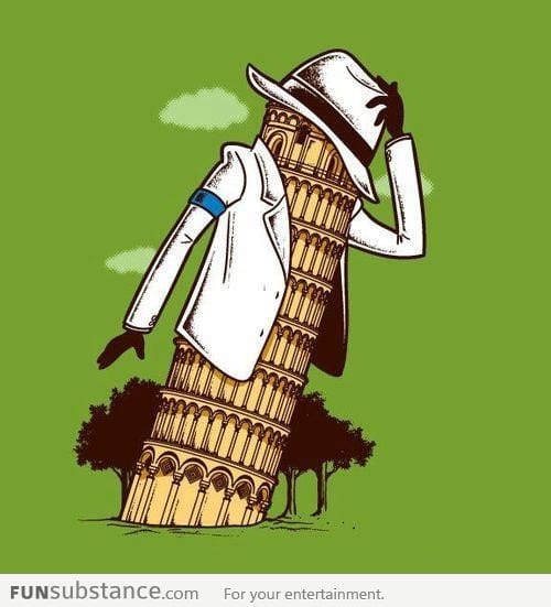 Leaning tower of Pisa. The only explanation!