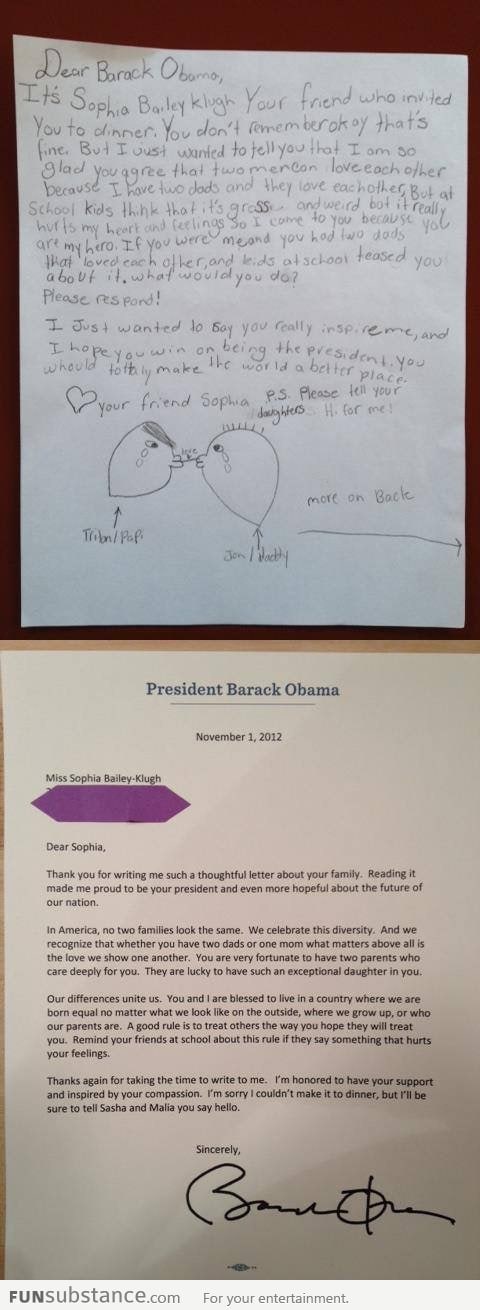 A Kid's Letter to Barack Obama