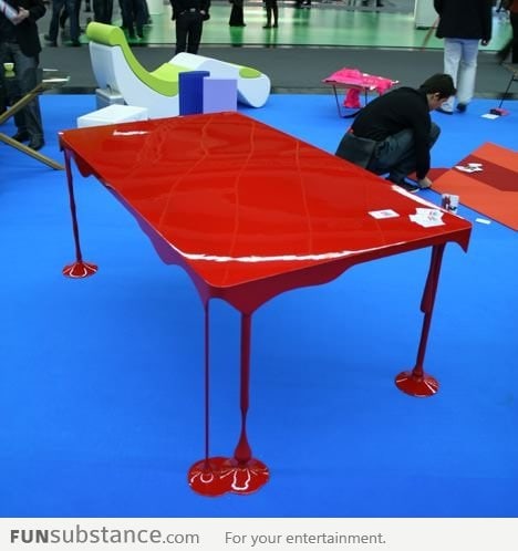 Bloody brilliant table design!