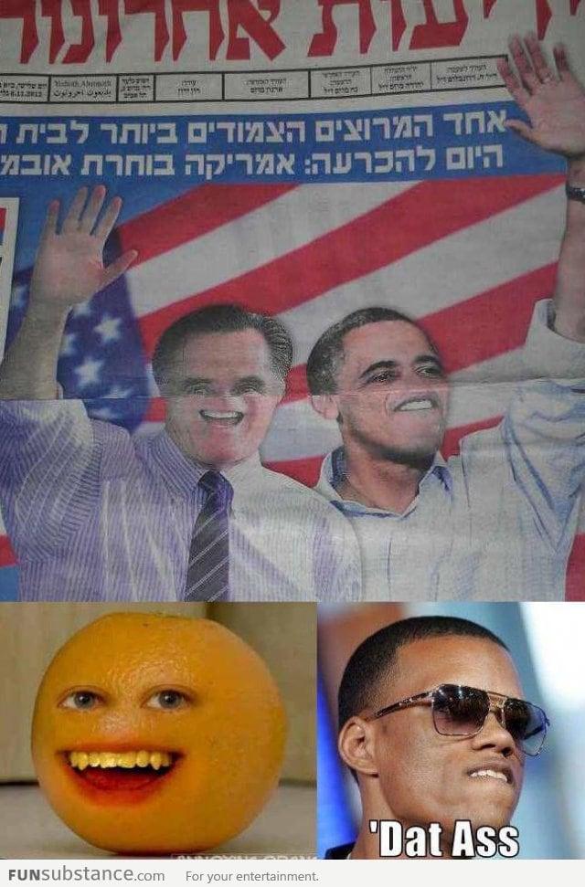 The presidential candidates look funny