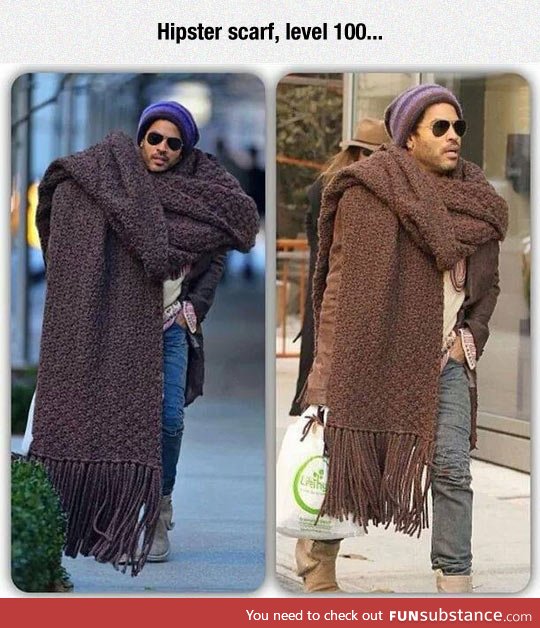That's Not A Scarf, It's A Throw Rug