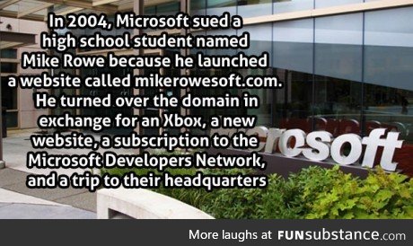 Life tip: Don't compete with Microsoft
