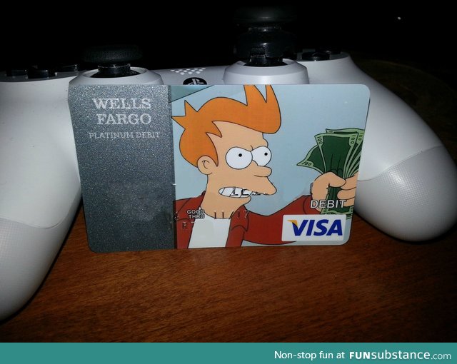 My bank finally accepted my card design!