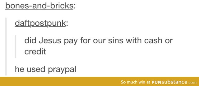 PrayPal-The Religious Card