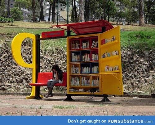 All bus stops should have this