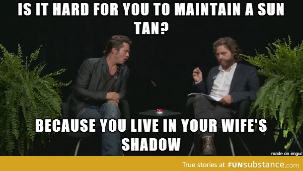 Best line from Brad Pitt on Between Two Ferns