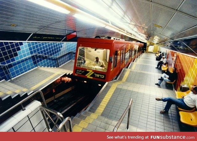 Ever seen a subway go uphill?