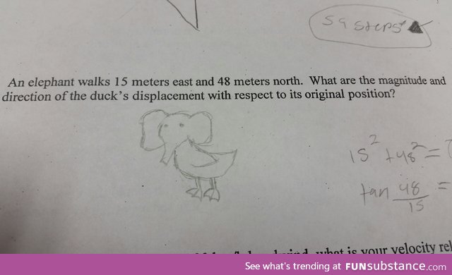 Easiest question on a physics test