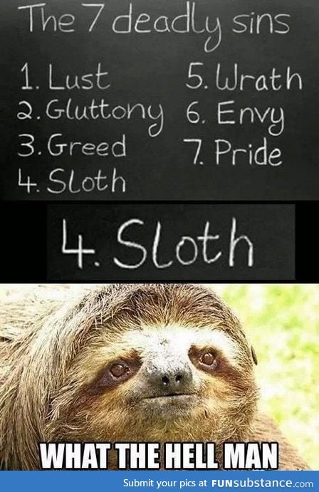 #slothsarehumanstoo2014