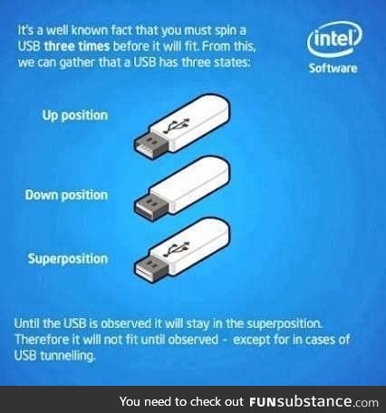 Schrodinger's USB stick