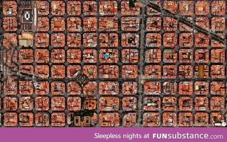 The city of Barcelona, Spain